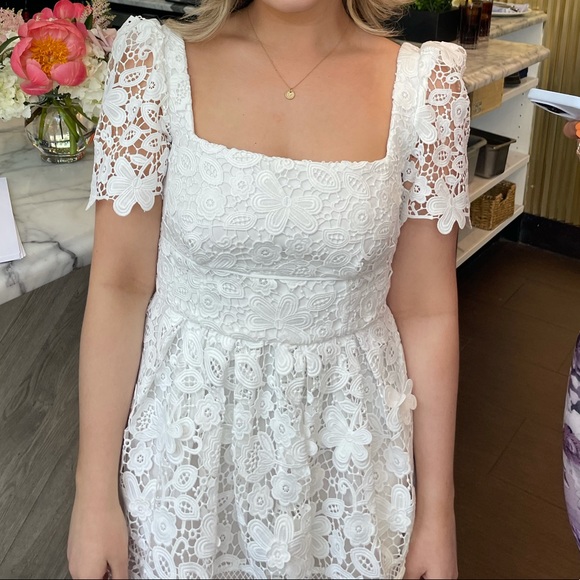 Self Portrait White Dress - Picture 8 of 10